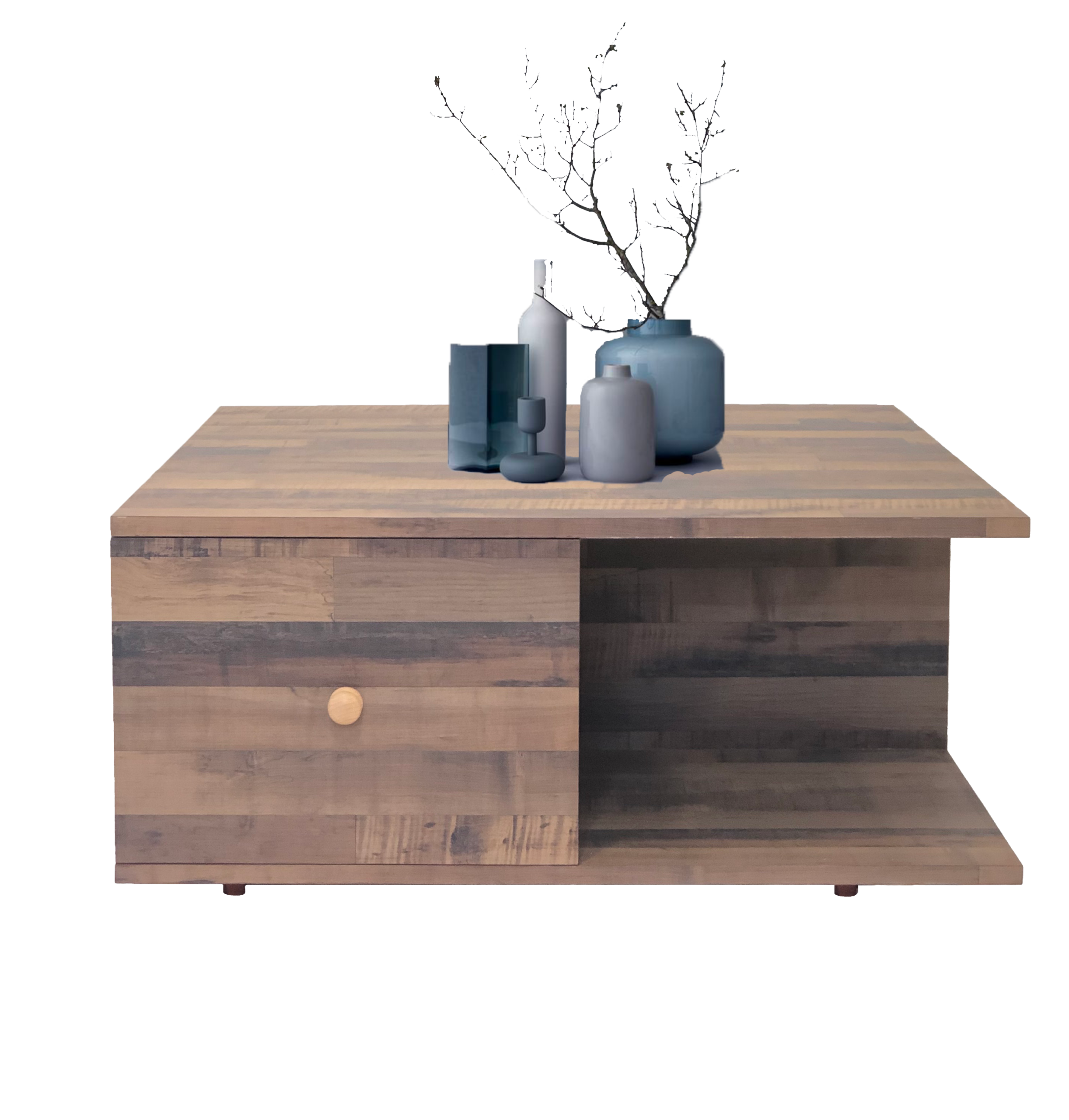 Rustic Center table with wheels