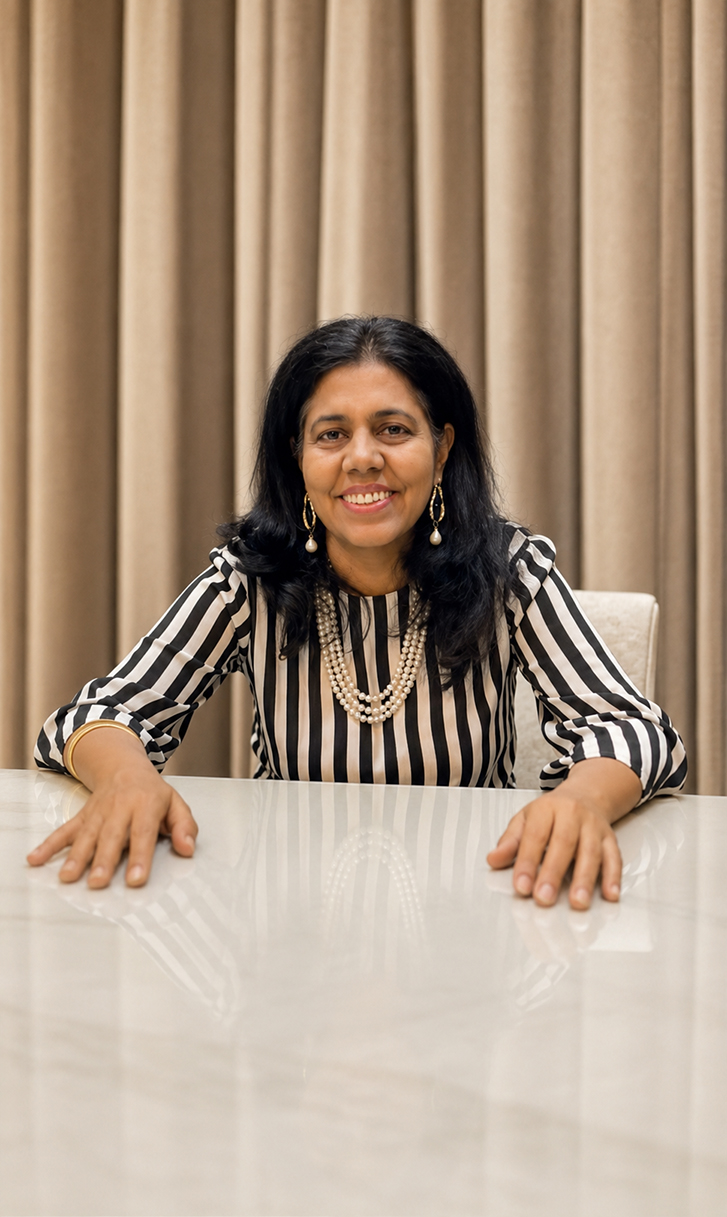 Gaitry Sood, Avikar furnishings design consultant, in the Kolkata showroom